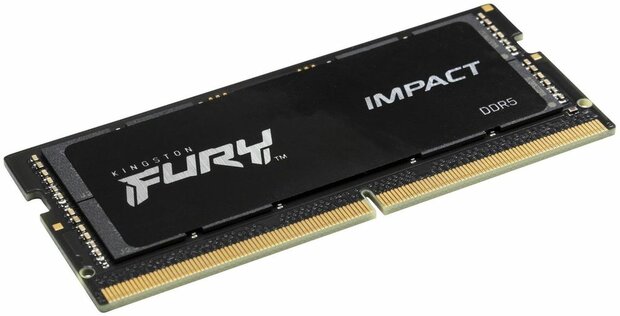 KF548S38IBK2-16 FURY Impact DDR5 kit 16 GB, SO-DIMM 262-pin, 4800 MHz, PC5-38400, CL38 (2 x 8 GB)