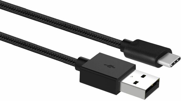 AC3094 USB-kabel : USB A M naar USB-C M (USB 3.2 Gen 1, 1 m, zwart)