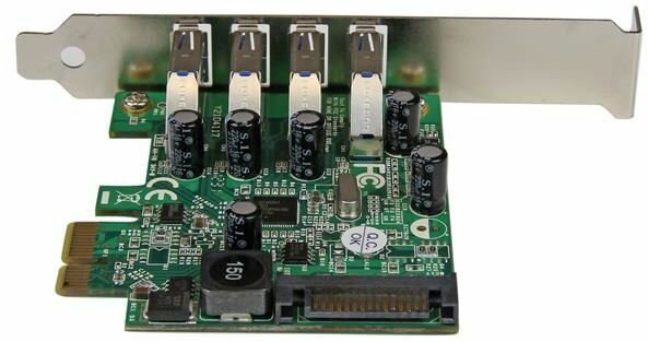 PCI Express SuperSpeed USB 3.0 Controller (S-ATA power, low profile)