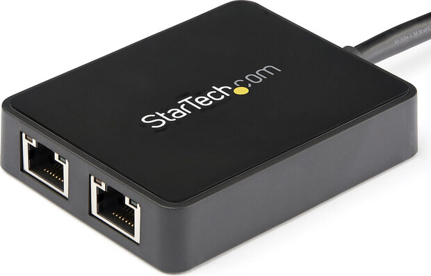 USB 3.0 naar dual port Gigabit Ethernet Adapter