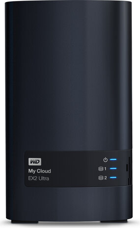 4000 GB My Cloud EX2 Ultra (3,5&quot;, 2 x 2000 GB, rood, 2 x USB 3.0)