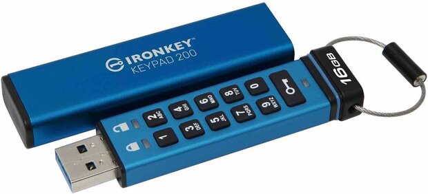 IronKey Keypad 200 USB flash drive 16 GB (encrypted, USB 3.2 Gen 1)