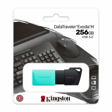 DTXM/256GB USB3.2 Gen1 DataTraveler Exodia M 256 GB