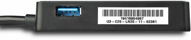 USB 3.0 naar Gigabit Ethernet Adapter (zwart)