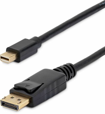 Mini DisplayPort naar DisplayPort kabel M/M (3 meter, zwart)