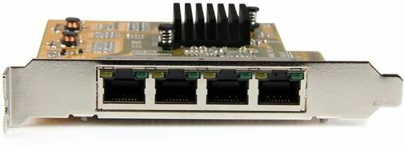 4-Port PCI Express Gigabit Network Adapter Card (Quad-Port, Gigabit NIC, 4 x 10/100/1000 RJ45 poorten)