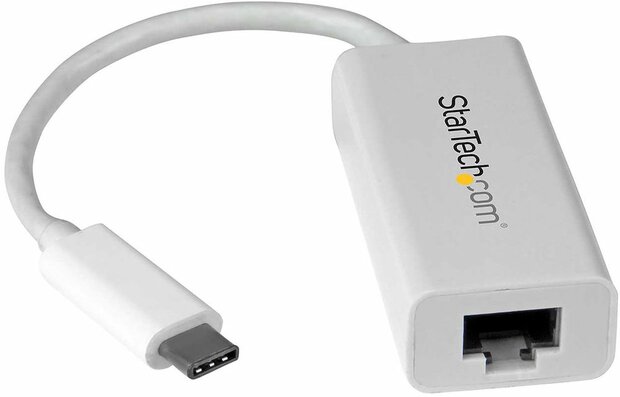 USB-C naar Gigabit Ethernet Network Adapter (USB 3.1, wit)