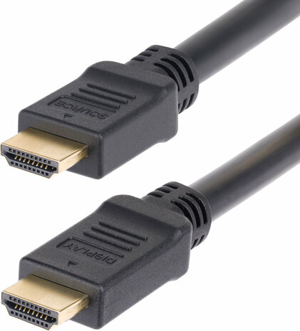 Active HDMI 2.0 kabel (10 meter, 4K 60Hz, High Speed, shielded, zwart)