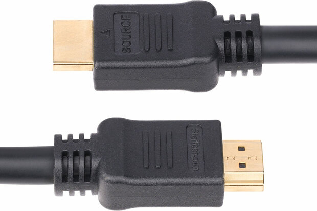 Active HDMI 2.0 kabel (10 meter, 4K 60Hz, High Speed, shielded, zwart)