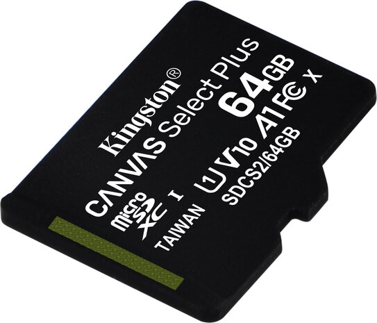 SDCS2/64GBSP Canvas Select Plus 64 GB (A1, Video Class V10, UHS Class 1, Class 10, microSDXC UHS-I)