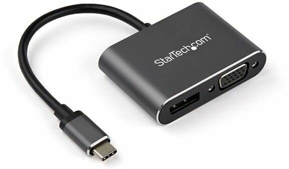 CDP2DPVGA USB-C Multiport Video Adapter USB-C naar 4K 60 Hz DisplayPort 1.2 en HD-15 VGA (4K support)