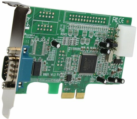 PCI Express RS232 Serial Adapter (16550 UART, low profile)