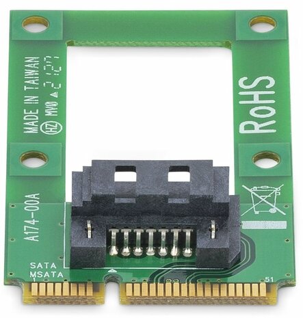 mSATA naar SATA 7 pin adapter