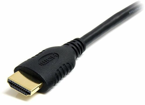 High Speed HDMI-kabel : HDMI naar mini-HDMI M/M (0,5 meter, zwart)