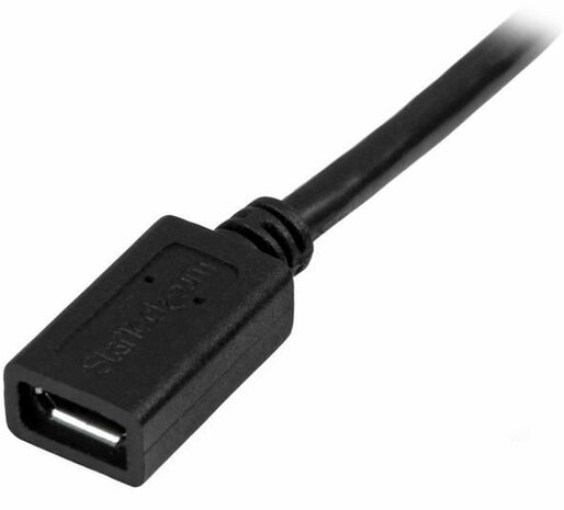 Micro-USB verlengkabel (M/F, 0,5 meter)