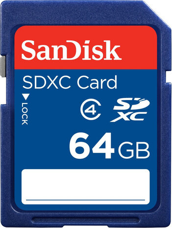 SDXC Card 64 GB (Class 4)