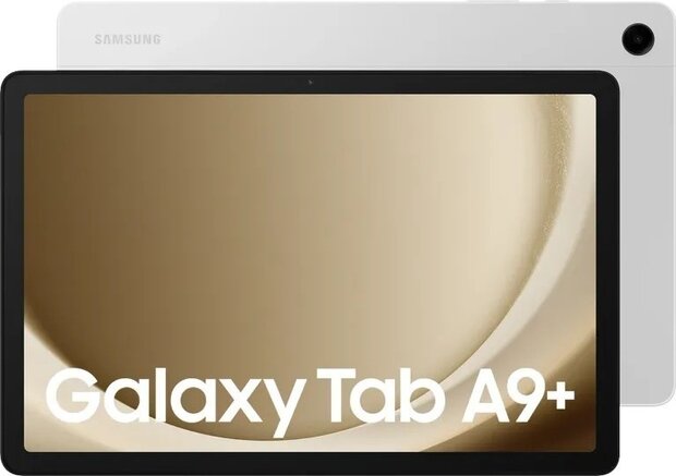 Galaxy Tab A9+ (WiFi, 64 GB opslag, 4 GB RAM, Android 13, zilver)