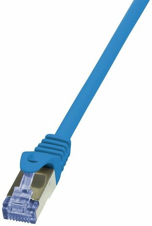 Cat6a S/FTP kabel (5 m, blauw)