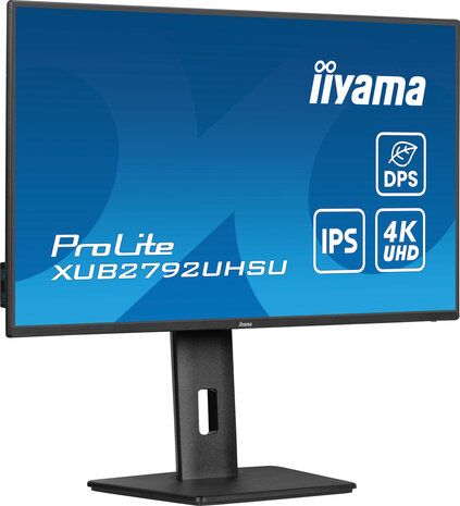 ProLite XUB2792UHSU-B6 LED 27&quot;, 3840 x 2160 4K, 60 Hz, IPS, 1300:1, 4 ms, HDMI, DisplayPort, USB-C, speakers, mat zwart