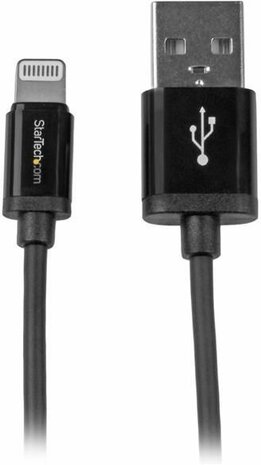 Lightning USB-kabel (1 meter, zwart)