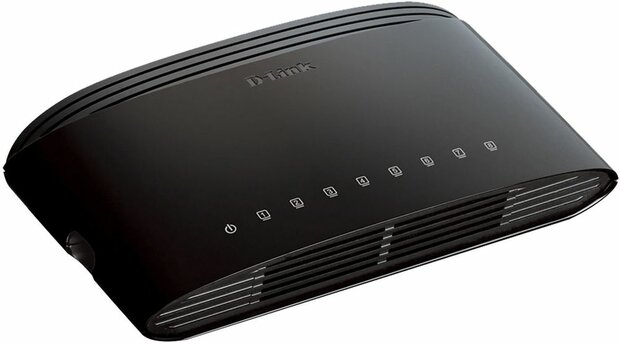 DES-1008D Switch (unmanaged, 8 poorten 10/100 Mbit/s, desktop)