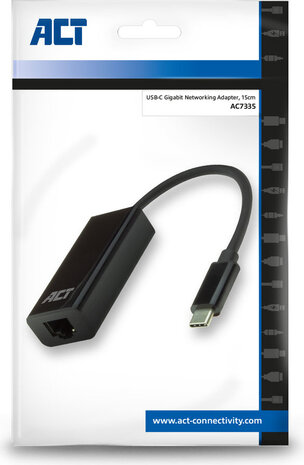 AC7335 Network adapter : USB-C 3.2 Gen 1 naar Gigabit Ethernet