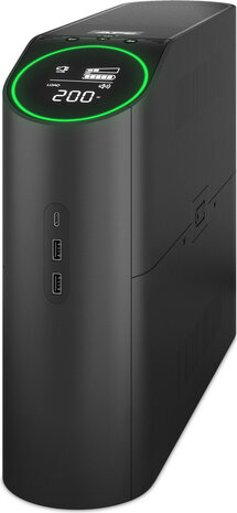 BGM2200B-GR Back-UPS Pro UPS tower (RGB lights, AC 230 Volt, 1320 Watt, 2200 VA, 1-phase, 6 output connectors)