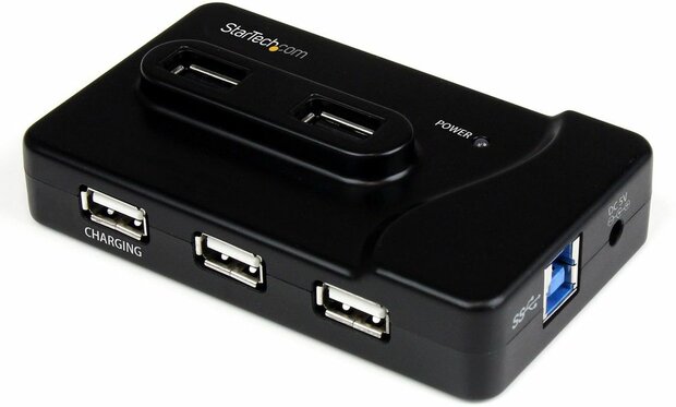 7-poort USB 3.0 Hub (met laadpoort)