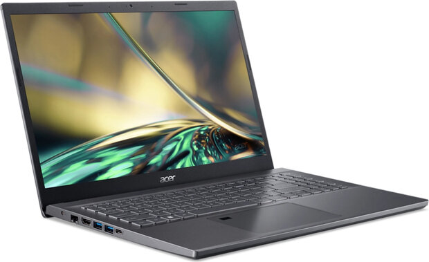 Aspire 5 A515-57G-523X (15,6&quot; QHD IPS, Intel Core i5-1235U, 16 GB RAM, 512 GB PCIe NVMe SSD, GeForce RTX 2050 4 GB, Windows 11, grijs, Azerty)