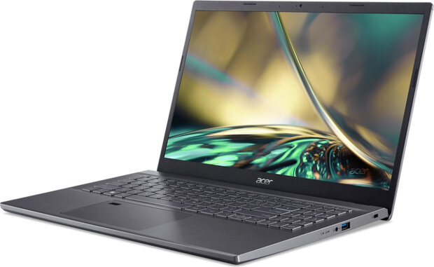 Aspire 5 A515-57G-523X (15,6&quot; QHD IPS, Intel Core i5-1235U, 16 GB RAM, 512 GB PCIe NVMe SSD, GeForce RTX 2050 4 GB, Windows 11, grijs, Azerty)