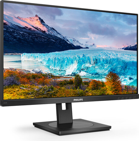 S-line 222S1AE LED 22&quot;, 1920 x 1080 Full HD 1080p @ 75 Hz, IPS, 1000:1, 4 ms, HDMI, DVI-D, VGA, DisplayPort, speakers, zwart