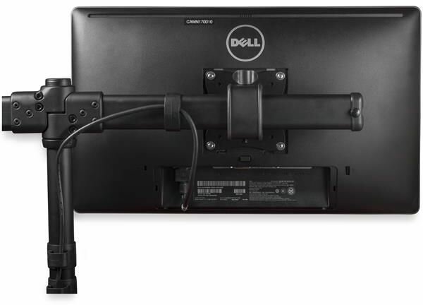 Desk-Mount Dual-Monitor Arm (tot 27&quot;, 2 monitors, zwart)