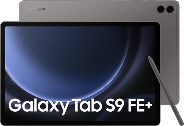 Galaxy Tab S9FE+ (12,4&quot;, 2560 x 1600, 128 GB opslag, 8 GB RAM, Android 13, grijs)