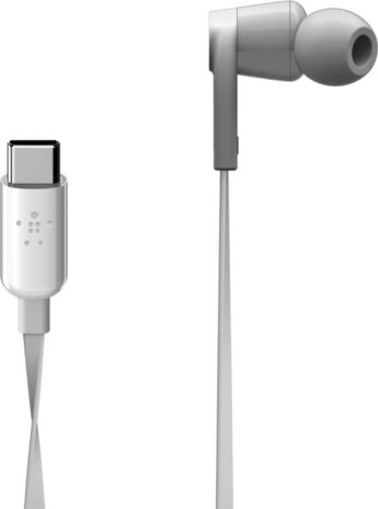 Rockstar Earphones (met micro, in-ear, USB-C, noise isolating, wit)