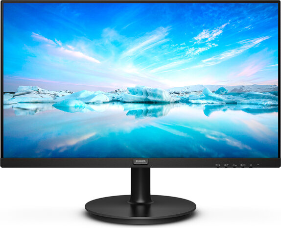 V-line 222V8LA LED 22&quot;, 1920 x 1080 Full HD, 3000:1, 4 ms, HDMI, VGA, DisplayPort, speakers, zwart