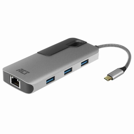 AC7042 USB-C Multiport Adapter (4K, HDMI, USB-A, LAN, USB-C, PD Pass-Through 60 Watt)