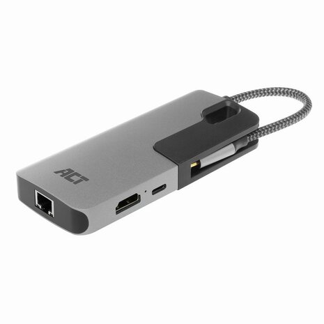 AC7042 USB-C Multiport Adapter (4K, HDMI, USB-A, LAN, USB-C, PD Pass-Through 60 Watt)