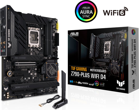 Socket 1700 : TUF GAMING Z790-PLUS WIFI D4 (DDR4, 4 x M.2, DisplayPort)