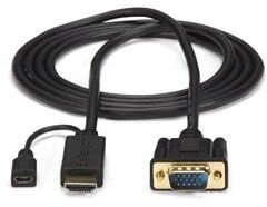 HDMI naar VGA actieve converterkabel (1,8 meter, 1920 x 1200, 1080p)