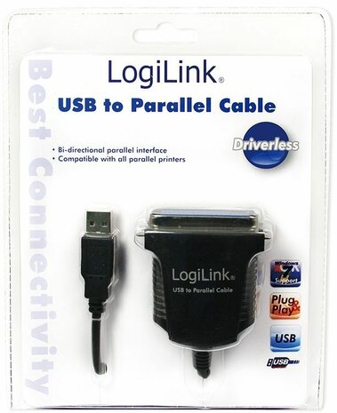 Adapter USB naar parallel (36-pin, Centronics, 1,50 m)