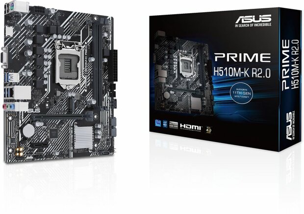 Socket 1200 : Prime H510M-K R2.0 (DDR4, M.2, HDMI, VGA)