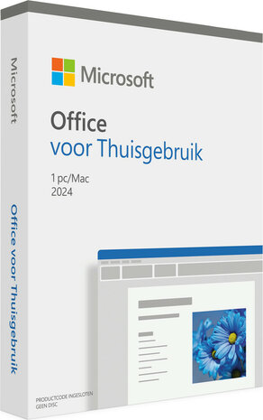 Office voor Thuisgebruik 2024 (PC/Mac, NL, 1 gebruiker)