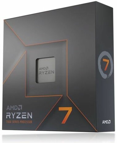 Socket AM5 : Ryzen 7-7700X, 4,5 GHz, 8-core, 16 threads, 32 MB cache, Socket AM5, PIB/WOF