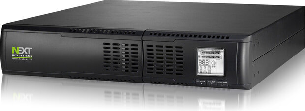 NEXT Mantis RT 2000 UPS (AC 110/120/208/220/230/240 V, 1.6 kW, 2000 VA, 36 Ah, RS-232, USB, 2U)