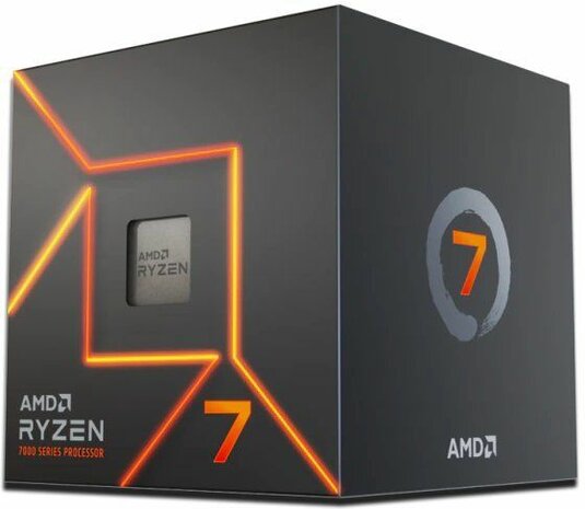 Socket AM5 : Ryzen 7-7700, 3,8 GHz, 8-core, 16 threads, 32 MB cache (box)