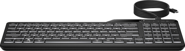 Keyboard 405 (multi device, compact, backlit, USB, Azerty, zwart)