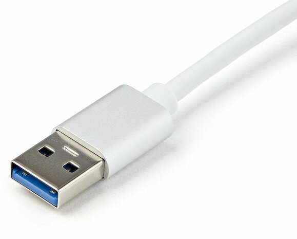 USB 3.0 naar Gigabit Netwerk Adapter (zilver, Sleek Aluminum Design)