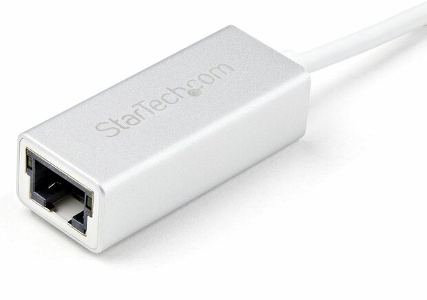 USB 3.0 naar Gigabit Netwerk Adapter (zilver, Sleek Aluminum Design)