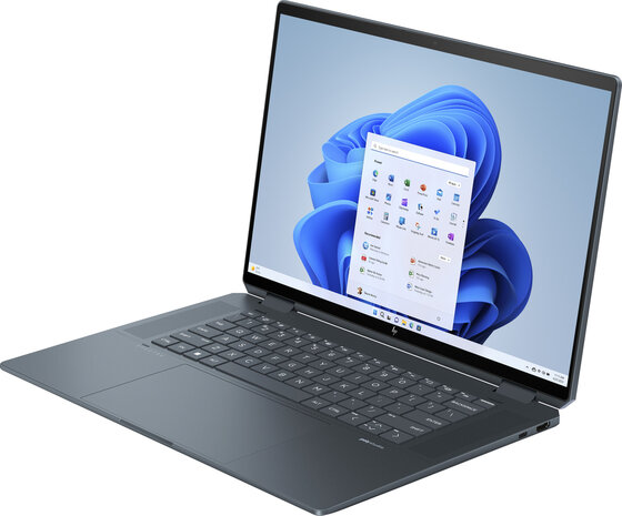 Spectre x360 16-aa0015nb (16&quot; touch 2,8K OLED, Intel Ultra 7-155H, 32 GB RAM, 2000 GB SSD, GeForce RTX 4050 6 GB, Windows 11 Home, blauw, Azerty)