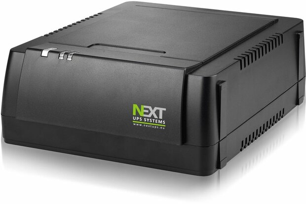 NEXT Syncro+ 800 UPS (AC 110/120/220/230/240 V, 480 Watt, 800 VA, 9 Ah, USB, 2 Output Connectors)